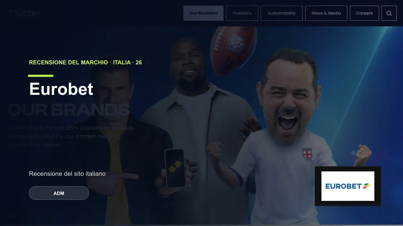 Immagine desktop pulita di Eurobet